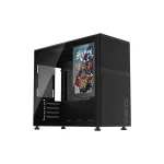 CASE GAMER 1ST PLAYER MI6 EV MIKU BLACK CON PANTALLA 8 LCD IPS USB 3.0 S FUENTE