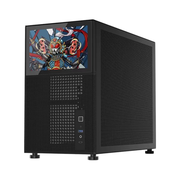 CASE GAMER 1ST PLAYER MI6 EV MIKU BLACK CON PANTALLA 8 LCD IPS USB 3.0 S FUENTE 4