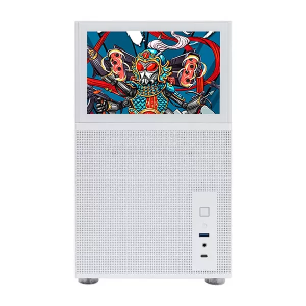CASE GAMER 1ST PLAYER MI6 EV MIKU WHITE CON PANTALLA 8 LCD IPS USB 3.0 S FUENTE 3