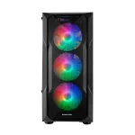 CASE HALION GAMER STUKA CR11 NEGRO CON FUENTE DE 500W USB 3.0+