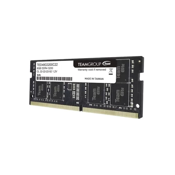 DDR4 DE 8GB TEAMGROUP SODIMM 3200MHZ TED48G3200C22 S01 LAPTOP 1