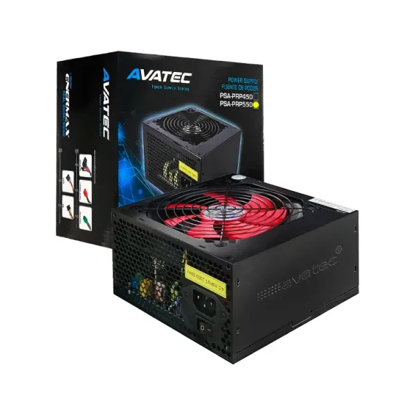 FUENTE DE PODER AVATEC 550W REAL PSA PRP550W 1