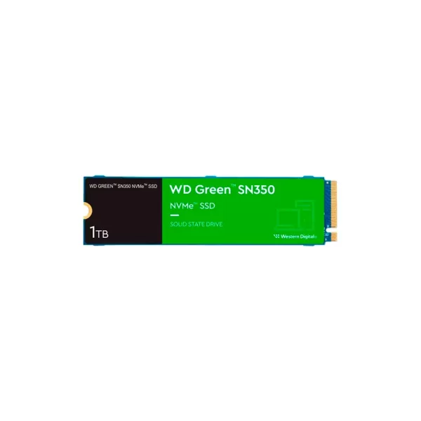 HD SOLIDO WESTERN DIGITAL 1 TB M2 NVME GREEN SN350 WDS100T2G0C