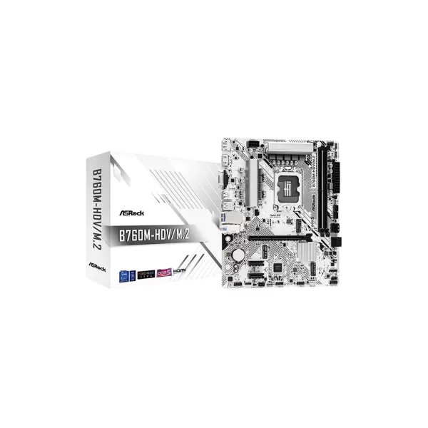 MB ASROCK B760M HDV M.2 DDR5 (12VA 13VA 14VA) LGA 1700 MB ASROCK B760M HDV M.2 DDR5 12VA 13VA 14VA LGA 1700