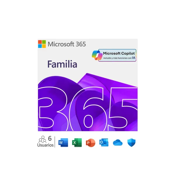 MICROSOFT 365 FAMILIA LICENCIA VIRTUAL ESD 6GQ 00088 HASTA 6 PERSONAS 7