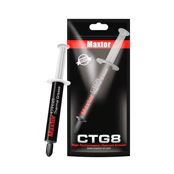 PASTA TERMICA MAXTOR 4GR (CTG8) CERTIFICADA CT 12.8WMK+++ PASTA TERMICA MAXTOR 4GR CTG8 CERTIFICADA CT 12.8WMK 3