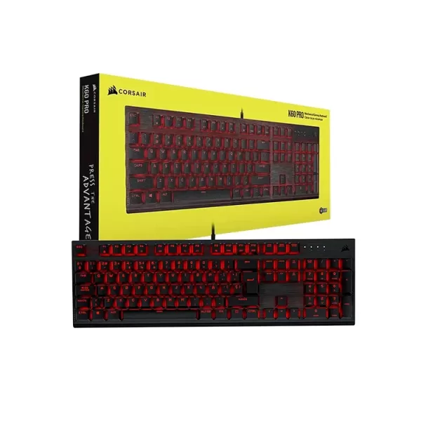 TECLADO MECANICO CORSAIR K60 PRO CHERRY MV RED(CH-910D029-SP++ TECLADO MECANICO CORSAIR K60 PRO CHERRY MV REDCH 910D029 SP 3