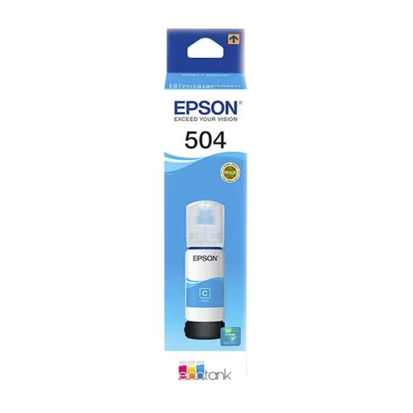 TINTA EPSON T504 CIAN (T504220-AL)+ TINTA EPSON T504 CIAN T504220 AL 1