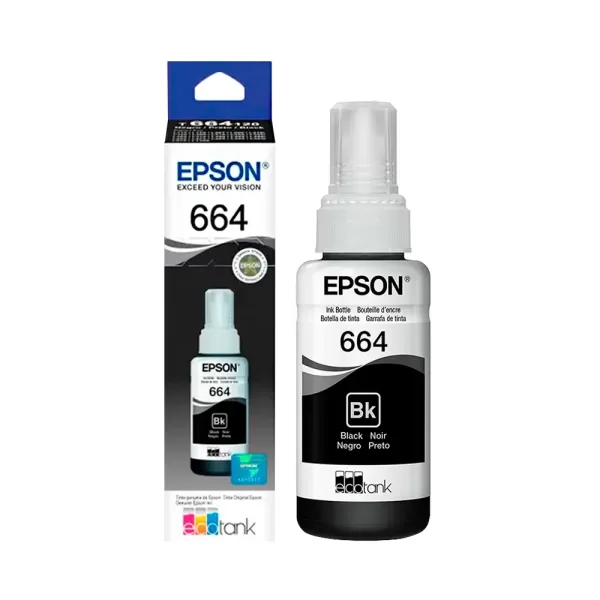 TINTA EPSON T664 NEGRO (T664120) TINTA EPSON T664 NEGRO T664120
