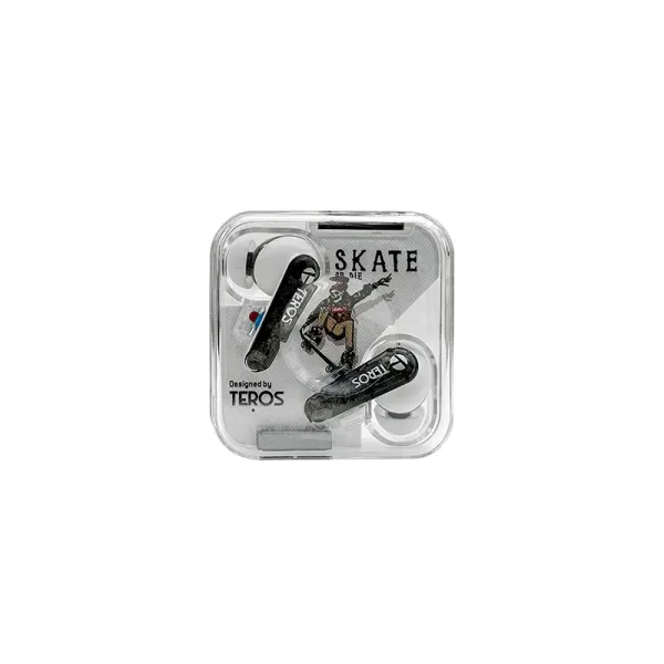 AUDIFONOS TEROS BLUETOOTH TWS BLANCO TE 8072W 3