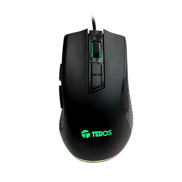 MOUSE GAMER TEROS 7 BOTONES RGB BLACK TE 1211G
