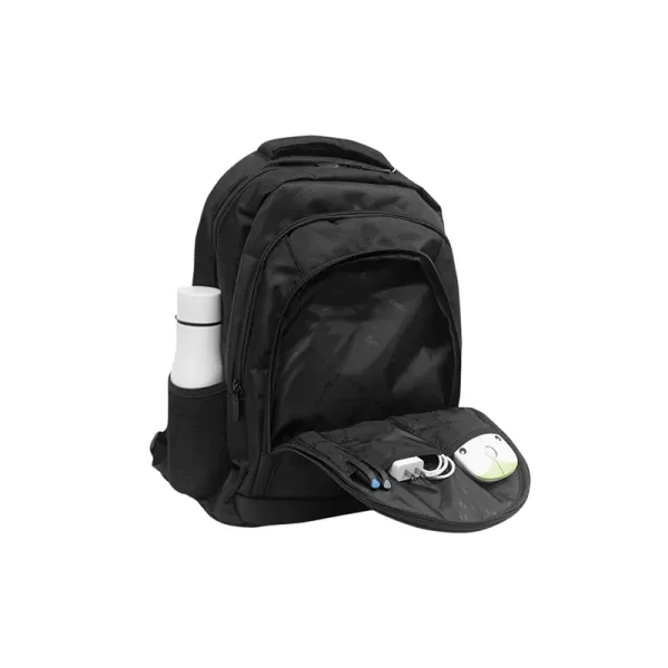 MOCHILA TEROS POLIESTER 15.6 NEGRO GRIS TE IDS18560 5