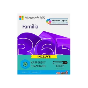 MICROSOFT 365 FAMILIA + KASPERSKY ESD FSK