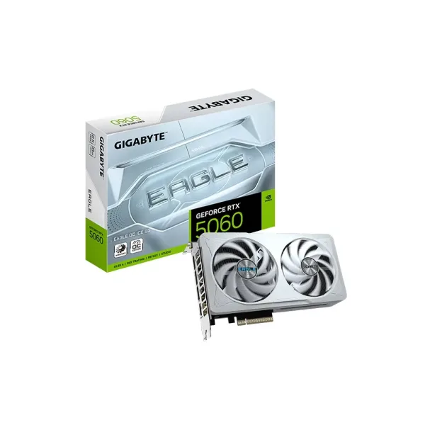 TARJETA DE VIDEO GIGABYTE RTX 5060 OC 8GB EAGLE ICE GDDR7 128BIT