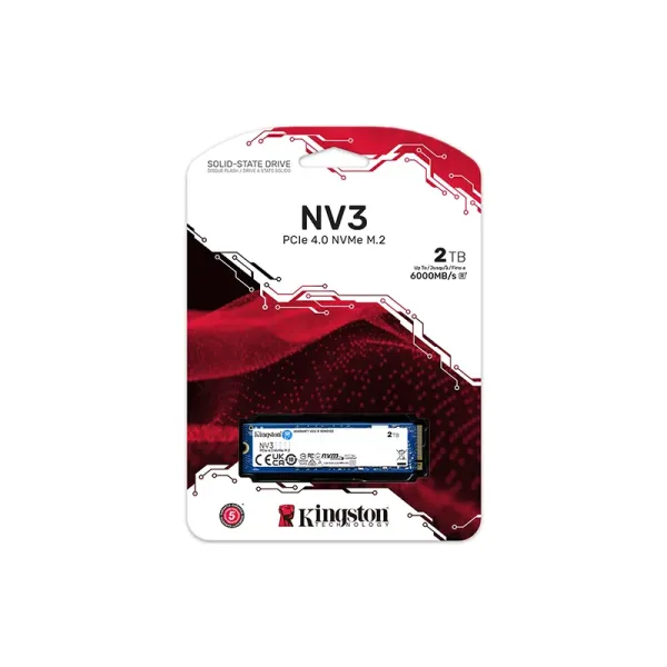 DISCO SOLIDO 2TB M2 KINGSTON NVME PCIE 4.0 6000L4000E NV3 4