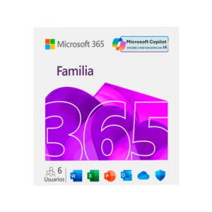 Principal 10 MICROSOFT 365 FAMILIA LICENCIA FSK1 ESD 6GQ-00088