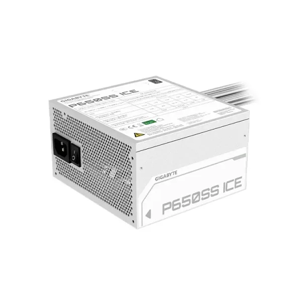 FUENTE DE PODER GIGABYTE 650W 80 PLUS SILVER (GP-P650SS ICE) WHITE+ FUENTE DE PODER GIGABYTE 650W 80 PLUS SILVER GP P650SS ICE WHITE 7
