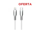 CABLE USB TEROS TIPO C A LIGHTNING 3A 20W (TE-70212W) OFERTA 2 CABLE USB TEROS TIPO C A LIGHTNING 3A 20W TE 70212W 2