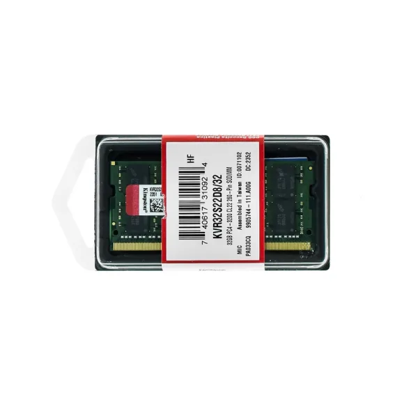 MEMORIA SODIMM DDR4 DE 16GB KINGSTON 3200MHZ KVR32S22D8 16WP