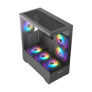 CASE GAMER HALION JUPITER K04 CON 6 COOLERS ARGB SIN FUENTE USB 3.0