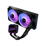 REFRIGERACION LIQUIDA ASROCK AIO PRO 240 ARGB (2 COOLERS) 5 REFRIGERACION LIQUIDA ASROCK AIO PRO 240 ARGB (2 COOLERS). foto secun
