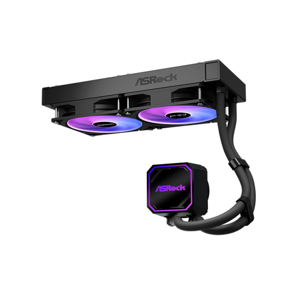 REFRIGERACION LIQUIDA ASROCK AIO PRO 240 ARGB (2 COOLERS). foto secun 3 REFRIGERACION LIQUIDA ASROCK AIO PRO 240 ARGB 2 COOLERS. foto secun 3