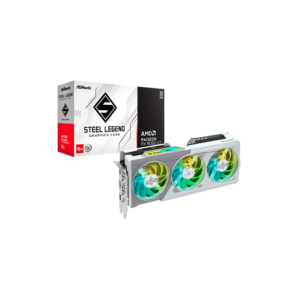 TARJETA DE VIDEO AMD RADEON RX 9060 XT 16GB ASROCK STEEL LEGEND OC 128BIT GDDR6