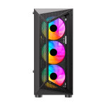 CASE HALION GAMER GEMINIS CR30 CON FUENTE DE 500W USB 3.0 4 CASE HALION GAMER 1