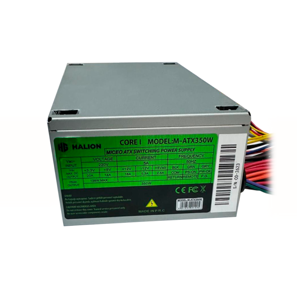 FUENTE DE PODER SLIM ATX 350W HALION FUENTE DE PODER SLIM ATX 350W HALION