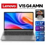 LAPTOP LENOVO ATHLON SILVER 7120U DDR5 8GB M.2 256GB 15.6" FHD 82YU00X5LM V15 G4 AMN 2 Laptop Lenovo V15 G4 AMN 82YU00X5LM, AMD Athlon Silver 7120U, 8GB LPDDR5, SSD 256GB NVMe, pantalla 15.6 pulgadas Full HD, color gris.