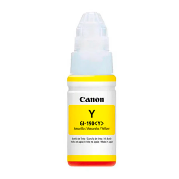 TINTA CANON GI 190Y amarillo 1