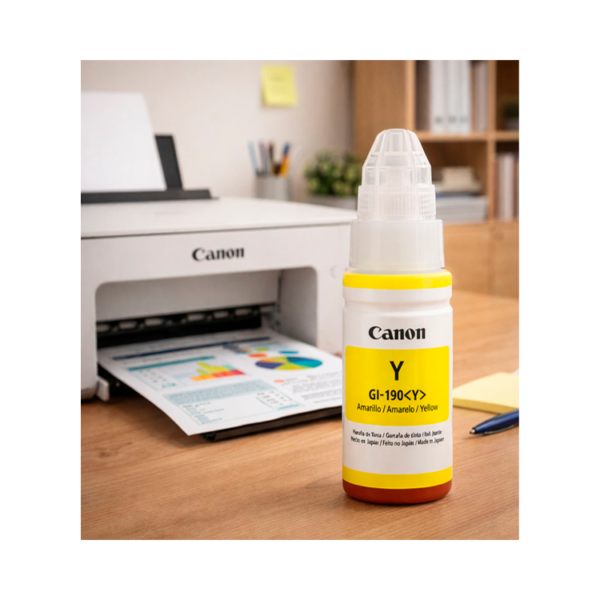 TINTA CANON GI 190Y amarillo 2