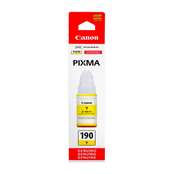 TINTA CANON GI 190Y amarillo 3
